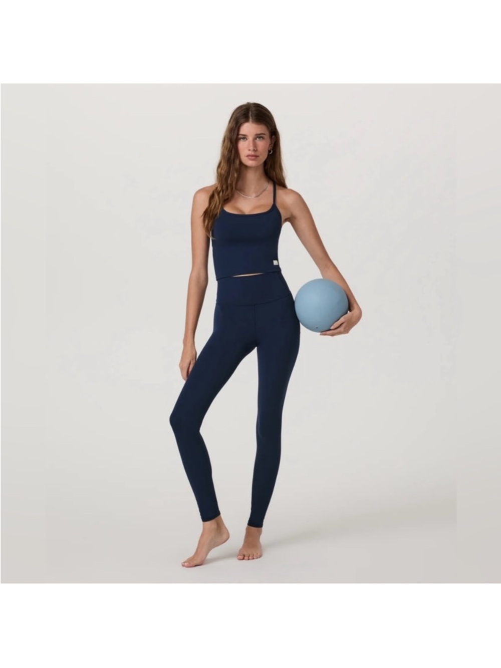 Vuori Navy Blue Coast All The Feels Legging